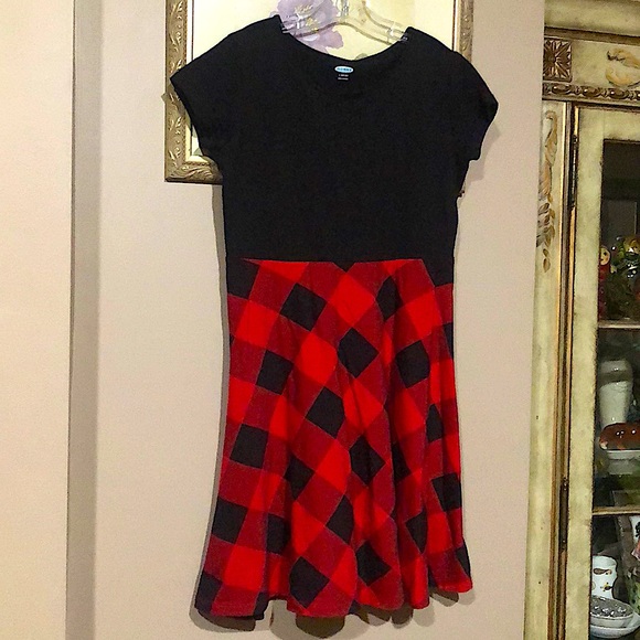 Old Navy Buffalo Plaid Dress - Picture 1 of 3